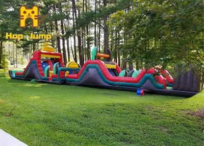 China Large 40 Ft Obstacle Course Inflatable Parkour Course OEM ODM for sale