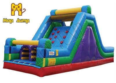 China Amusement Park Inflatable Obstacle Course 10M Assault Course Bouncy Castle for sale