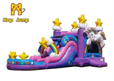 China PVC Blow Up Inflatable Bouncer Combo Flame Retardant For Railway for sale