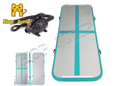 China 1000D double wall Inflatable Air Track Gymnastics Air Mat 10cm Thickness for sale