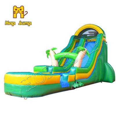 China Summer Tropical Slide 1000D Vinyl Kids Wet Dry Slide Outdoor Entertainment for sale