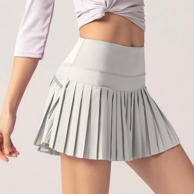 China Breathable Fashion High Waist Pleated Mini Skirt Female A Line Dancing Girl Quilted Bottom Skirt for sale