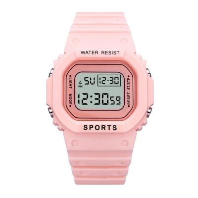 China Luxury Green Digital Watch Multifunctional Women Alarm Waterproof Watches for sale