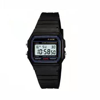 China General Vintage Square Alarm Watch F91W Digital Sports Watch Alarm Japan Movement for sale