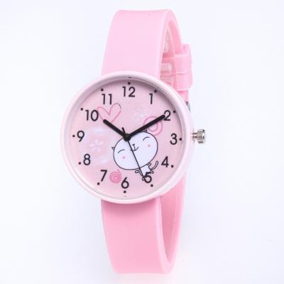 China Non-Specific Children Watches Silicone Kids Toddler Wrist Watches Time Teacher Gift for Girls Little Kid Silicone Children's Watch for sale