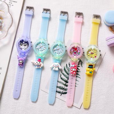 China Princess Girls Children Luminous Watches Kid Day/Date Lighting Rabbit Fox Animals Wristwatch Reloj Relogio Clock Watch For Kids Girls for sale