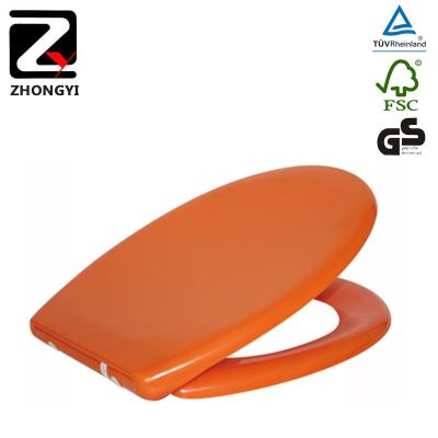 China Colored Duroplast Eco-friendly Toilet Seats Orange Slow-end Toilet Seat for sale