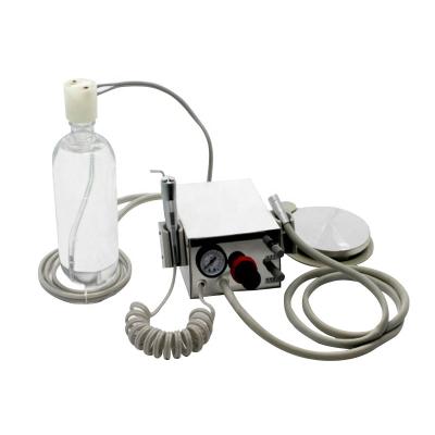 China Dental Lab On Stock Stainless Steel Shell Dental Lab Portable Air Turbine Dental Unit for sale