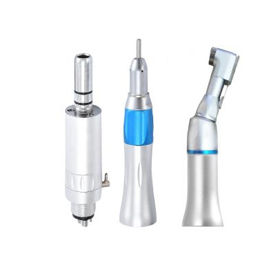 China Metal on stock 2 holes / 4 holes counter angle dental handpiece low speed handpiece set for sale