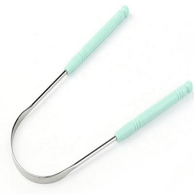 China Low Price Dental Stainless Steel Dental Instrument Stainless Tongue Cleaner for sale