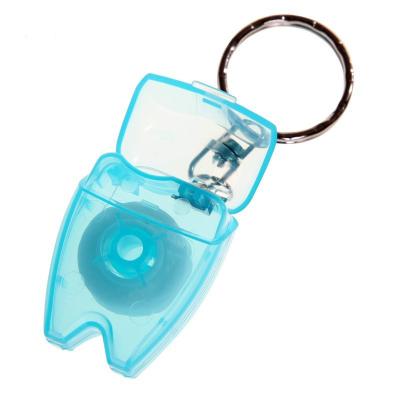 China Hot Selling PP Tooth Shaped Head Chain Dental Floss For Gum Care Flat Line Design for sale