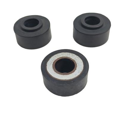 China High Precision Custom Nylon Over Coated Thick Wheels Plastic Injection Molding Spare Part for sale