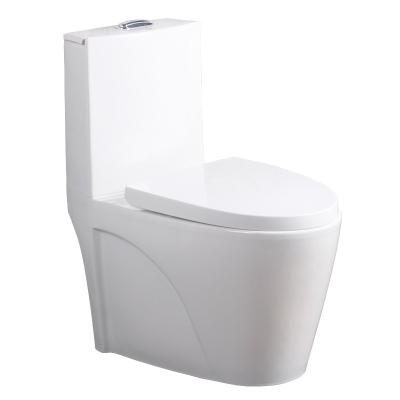 China Economical Automatic Operation With Soft Landing Cover Philippines Small Luxury Toilet Apartment Bathroom Ceramic Single Piece Bowl Price Outdoor for sale