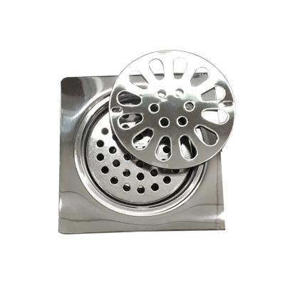 China Modern Stainless Steel Bathroom Fittings SUS304 Floor Drain Cover Backflow Stopper for sale