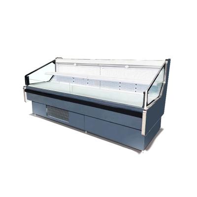 China Single-temperature Food Service Countertop Refrigerator Display Meat Chiller Showcase for sale