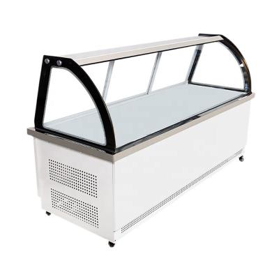 China Single-temperature Fresh Meat Display Showcase Display Cooler Deli Chiller Refrigeration Equipment for sale