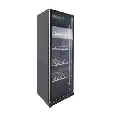 China Single-Temperature Upright Showcase Glass Door Display Drinks Display Refrigerators for sale