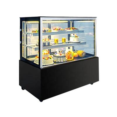 China Commercial Glass Door Refrigerator Single-temperature Display Cake Show Case Upright Bakery Refrigerator for sale