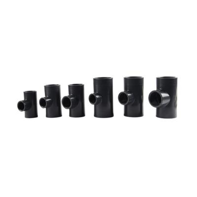 China Professional China Factory Supplier 110*20mm Three Way Plastic Water Pipe Fittings CPVC Eco-friendly PVC Reducing Tee for sale