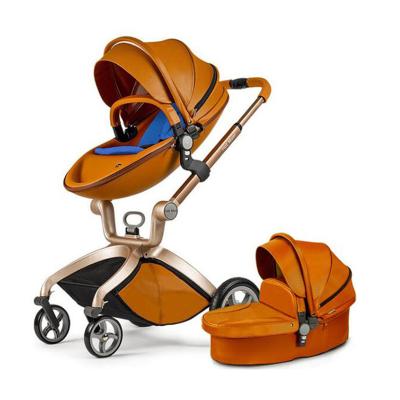 China Easy Foldable High Quality Stroller Luxury Baby Stroller 3 in 1 Two Way High China Stroller Baby Pram Folds for sale