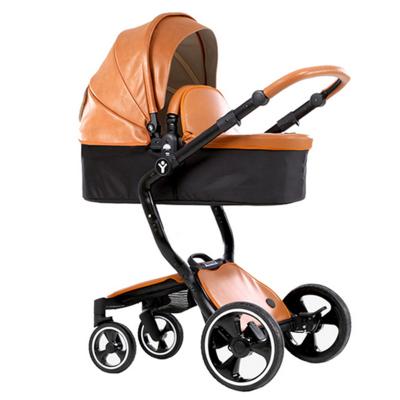 China Multifunctional Purpose Baby Stroller High End Baby Carriage Leatherette for sale