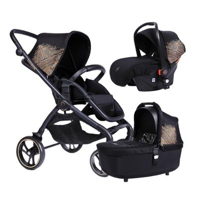 China High Quality Luxmom 3 in 1 Baby Carriage Luxury High Landscape Stroller Multifunctional Baby Pram Strollers for sale