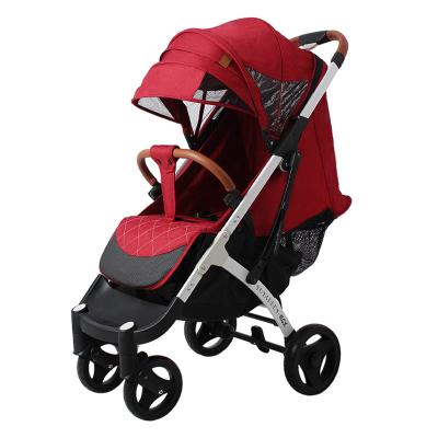 China Large Comfortable And Light Stroller Lightweight PU Shock Absorbing Wheel Made In China Stroller for sale