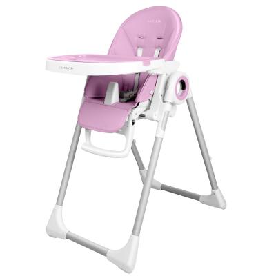 China Safety Comfortable Baby Dining Chair LUXMOM Q1 Foldable Feeding Chair Can Sit And Lie Foldable Dining Chair for sale