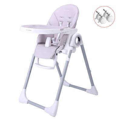 China Modern Luxmom Q1 Feeding Chair Kids Dining Chair Feeding Chair With Multifunctional Wheels With Wheels Factory Directl Wholesale for sale