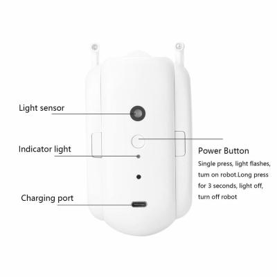 China Desktop practical intelligent electric wireless motor is a necessary intelligent curtain roller robot in the house for sale