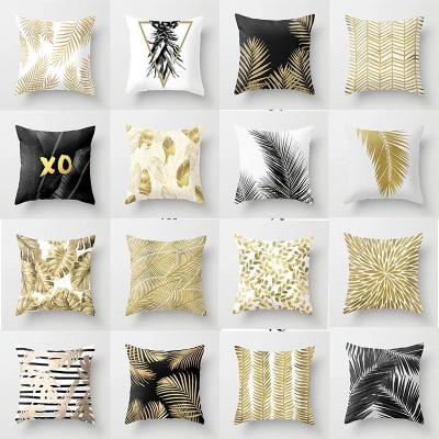 China Wholesale Disposable Geometric Pattern Ramie Cotton Pillow Cover Sofa Pillow Cover Case Chair Cushion Cover for sale