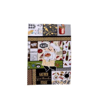 China Compressed Hot Sale Custom Printing Kitchen Tea Towel for sale