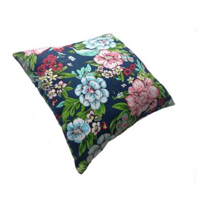 China 100% comfortable azo free cotton flower chair cushion cover for sale