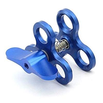 China Machine Customization CNC Parts Accessories Accessories Ball Lights Butterfly Clip Dive Arm Hold Down Ball Aluminum Dive Fix for sale