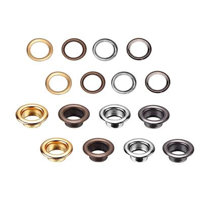 China Flat Metal Eyelets 17mm Nickel Free Brass Press Ring For Curtains for sale