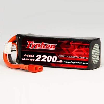 China OEM high power 30c 2200mah 4s discharge high capacity Shenzhen china lipo battery 14.8v drone lipo battery pack model for rc helicopter for sale