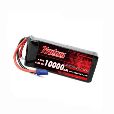 China Li PO 12S 10000mAh 25C 12S1P 44.4V Lithium Ion Polymer Lipo Battery Pack For Agriculture UAV Drone Quadcopter Model Aircraft 10000mAh for sale