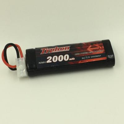 China Airsoft Batteries 9.6V 2000mAh 2/3A NiMH Cranstock 3 Leg Battery Airsoft Guns Like AEG High Capacity Cells, Longer Run Times for sale