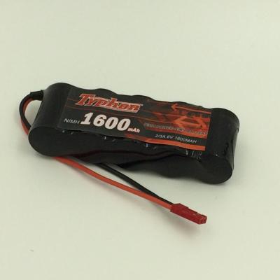 China NIMH RC Toys 6V 1600mah Ni MH Receiver Battery Flat Pack For Atomik Barbwire XL RC Boat for sale