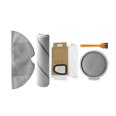 China Hotel Main Roller Brush HEPA Filter Dust Bag Cloth Mop Pad Vacuum Cleaner Spare Parts For Xiaomi SCWXCQ01RR Fit For Roborock H6 for sale