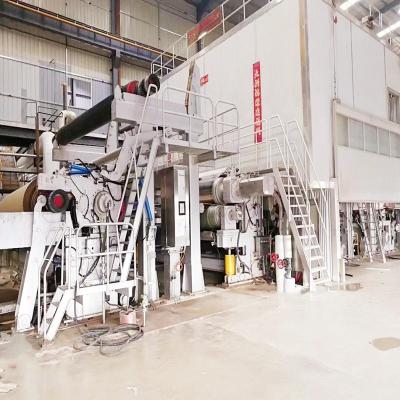 China High Productivity Large Scale Paper Machine Factory Fully Automatic Recycling Two Yarn 5200mm Machine 2022 670 T/day Coating Test Coating Paper Making Machine Hot China 6600 mm for sale