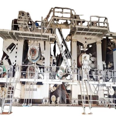 China High Speed ​​Automatic 3PLY 5600mm - 1000 m/min Paper Making Machine Paper Machine Waste Recycling Test Liner Cardboard Paper Making Machine for sale