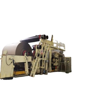 China GSM Paper Machine Large Automatic Recycling 5200mm - 700 m/min Low Corrugated Paper Making Machine High Speed ​​Two Wire Piping Line for sale