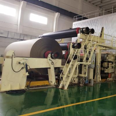 China Low GSM Paper Machine and Testliner Paper Fluting Machine High Speed ​​Corrugated Corrugated Cardboard 800 tpd 70 -140 GSM High Strength Corrugated Paper Production Line for sale