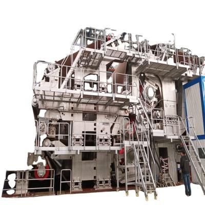 China Fast Speed ​​Corrugated Paper Packaging Machinery Production Line Virgin Wood Pulps Recycled Waste Paper Medium Piping Paper Mill 520 tpd for sale