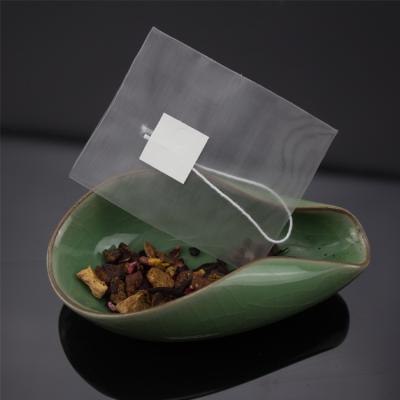 China 65mm By 80mm Tea Heat Sealing Nylon Tea Bag for sale