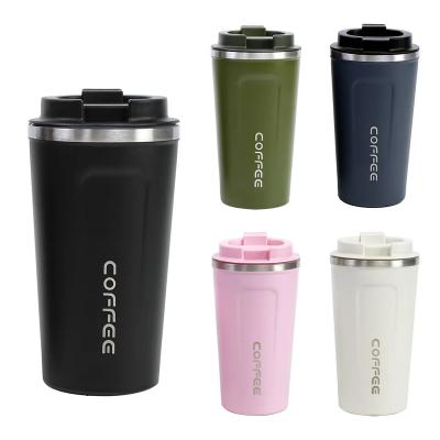 China Eco-Friendly PORTABLE Stainless Steel Travel Double Walled Coffee Mug Vacuum Insulated Reusable Tumbler Coffee Cup for sale