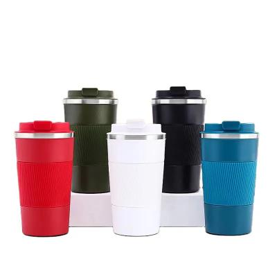 China Double Stainless Steel Travel PORTABLE Coffee Tumbler Thermal Insulated Coffee Cup Mug With Lid for sale