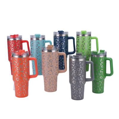 China PORTABLE 40oz Mug with Handle Custom Recycled Stainless Steel Adventure Reusable Vacuum Tumbler for sale