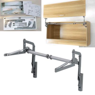 China Modern Soft Closing Lift System Hydraulic Hardware Furniture Support Kitchen Lift System Cabinet Lifting Support for sale